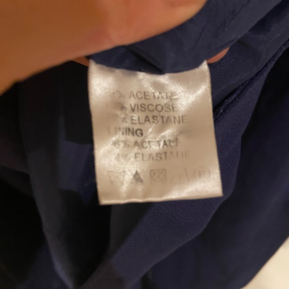 Reiss Blue Dress With Belt Size 2 - Picture 7 of 7